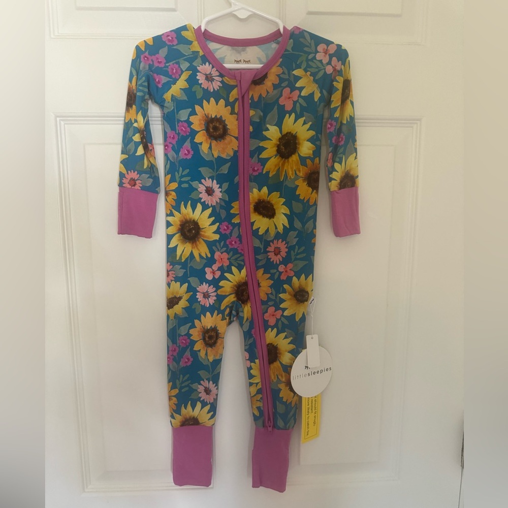 Little Sleepies Sunflower Fields Zippy